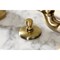 Kingston Brass Bridge Bathroom Faucet with Brass PopUp, Antique Brass KS7993BAL - alternate 4